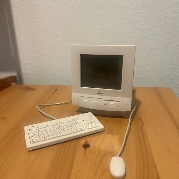 Authentic American Girl Blue Chairs,Activity table, Mac computer chalkboard 1999 - Picture 13 of 15